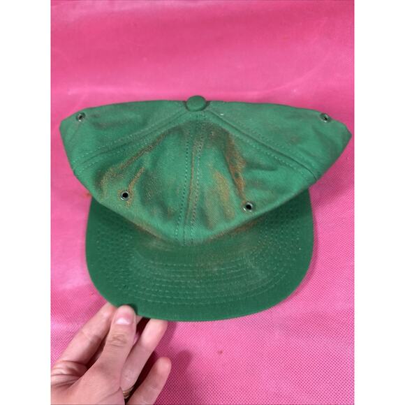 Vintage Pioneer Seed Green Snapback Trucker Hat K Product - Picture 2 of 5
